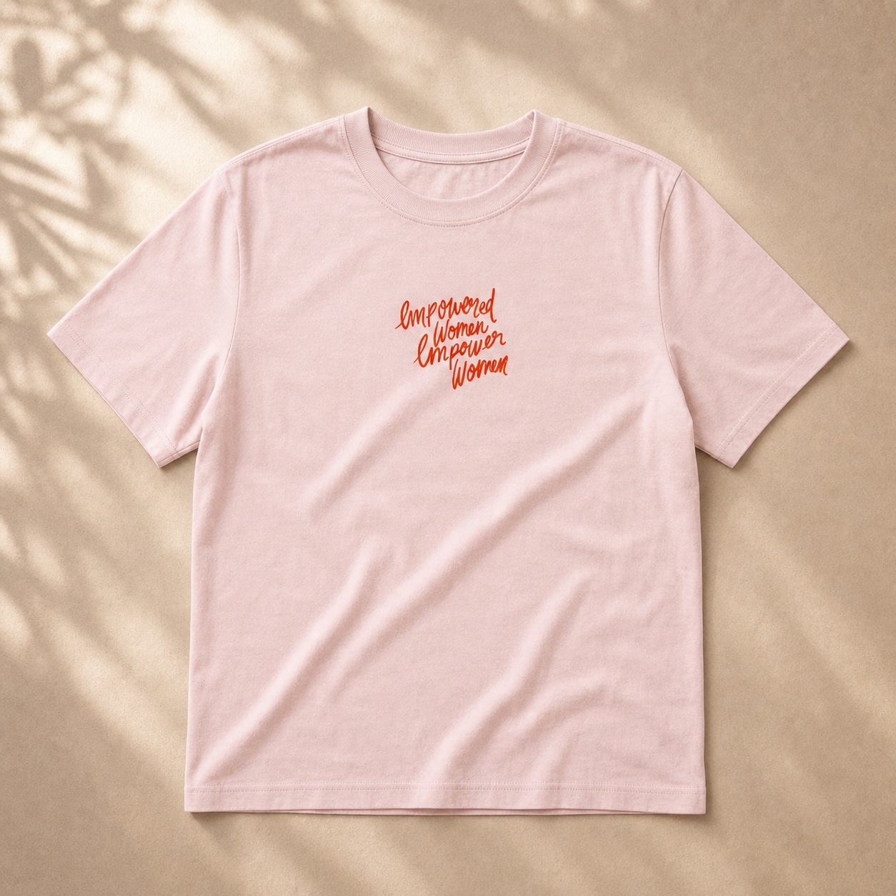 Camiseta Empowered en rosa
